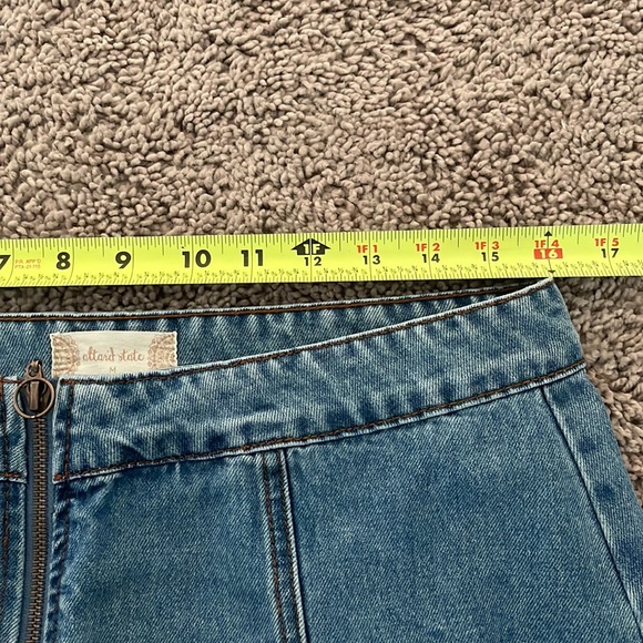 Altar’d State denim zipper front skirt - Picture 5 of 8